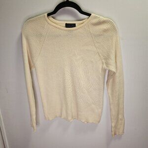 Light Yellow Long Sleeve Shirt - Size M